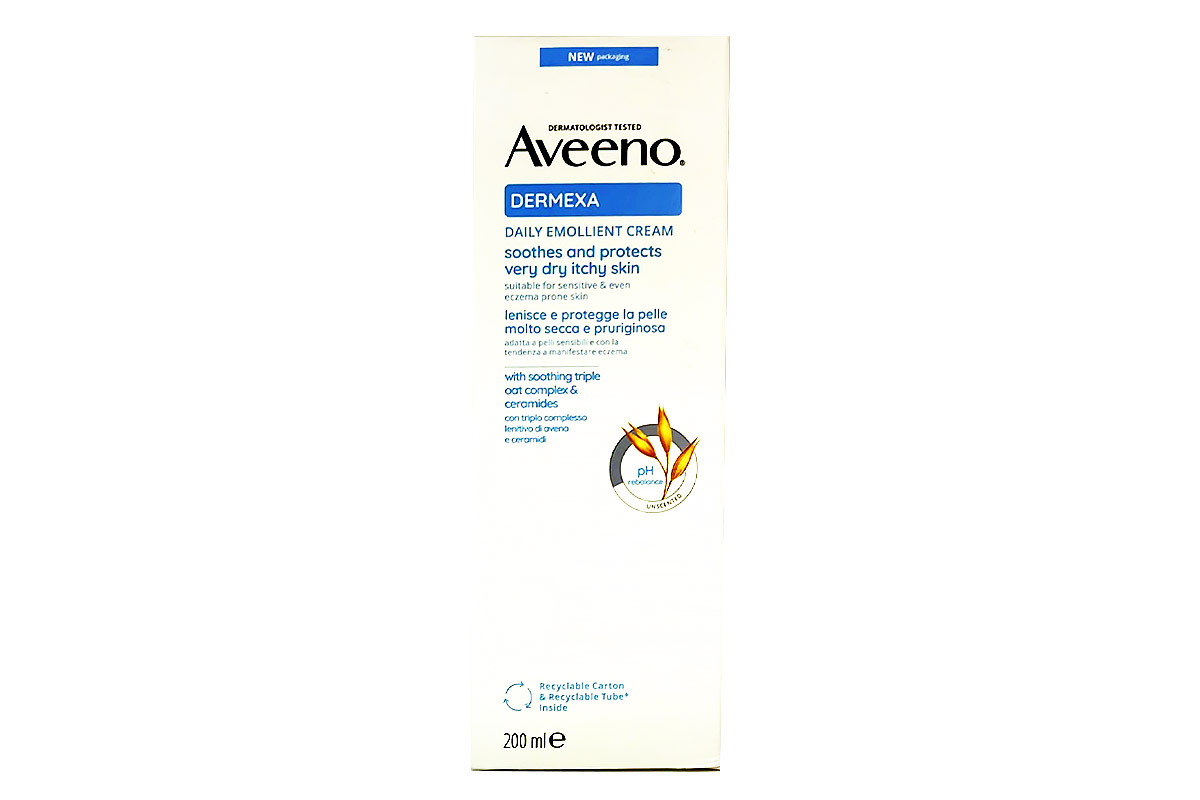 AVEENO DERMEXA EMOLLIENT CREAM 200 ML - Life Care Apotek