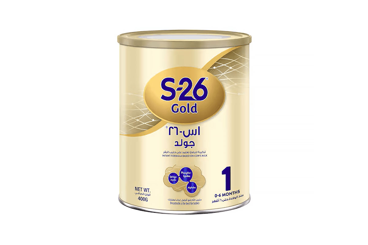 اس 26 جولد 1 مسحوق حليب 400 جم - لايف كير أبوتيك