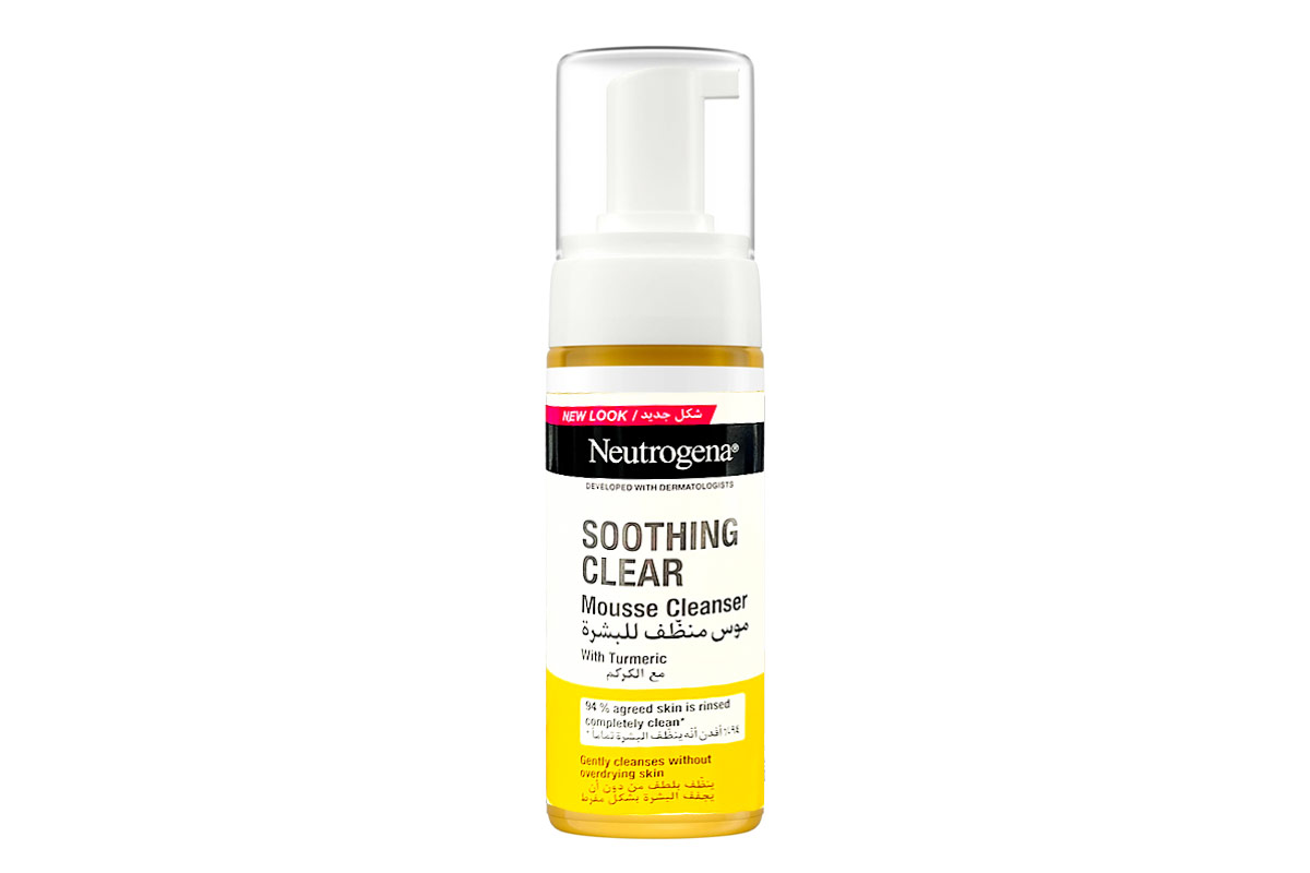 NEUTROGENA SOOTHING CLEAR MOUSSE CLEANSER 150 ML - Life Care Apotek