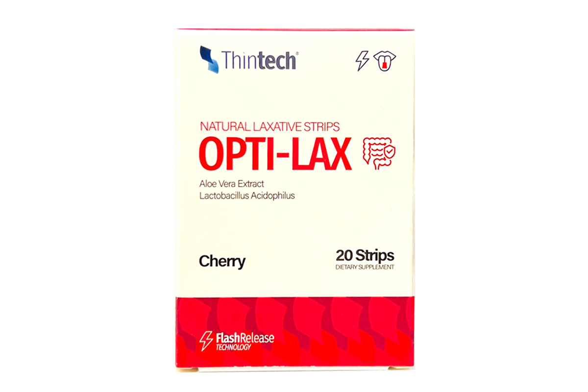 ثنتك اوبتي-لاكس شرائح ملينة طبيعية بنكهة الكرز لعلاج الامساك 20 شريحة تذوب تحت اللسان - لايف كير أبوتيك