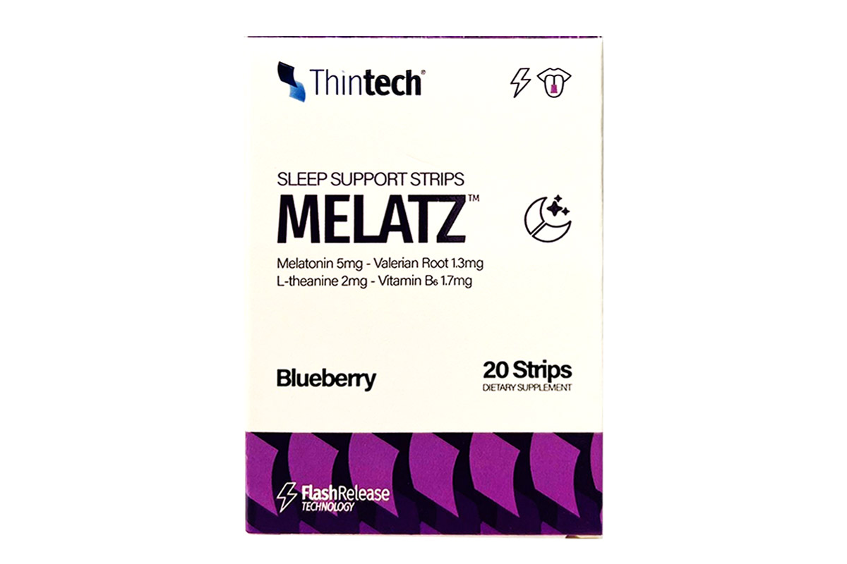 THINTECH MELATZ BLUEBERRY FLAVOR 20 ORAL STRIPS - Life Care Apotek