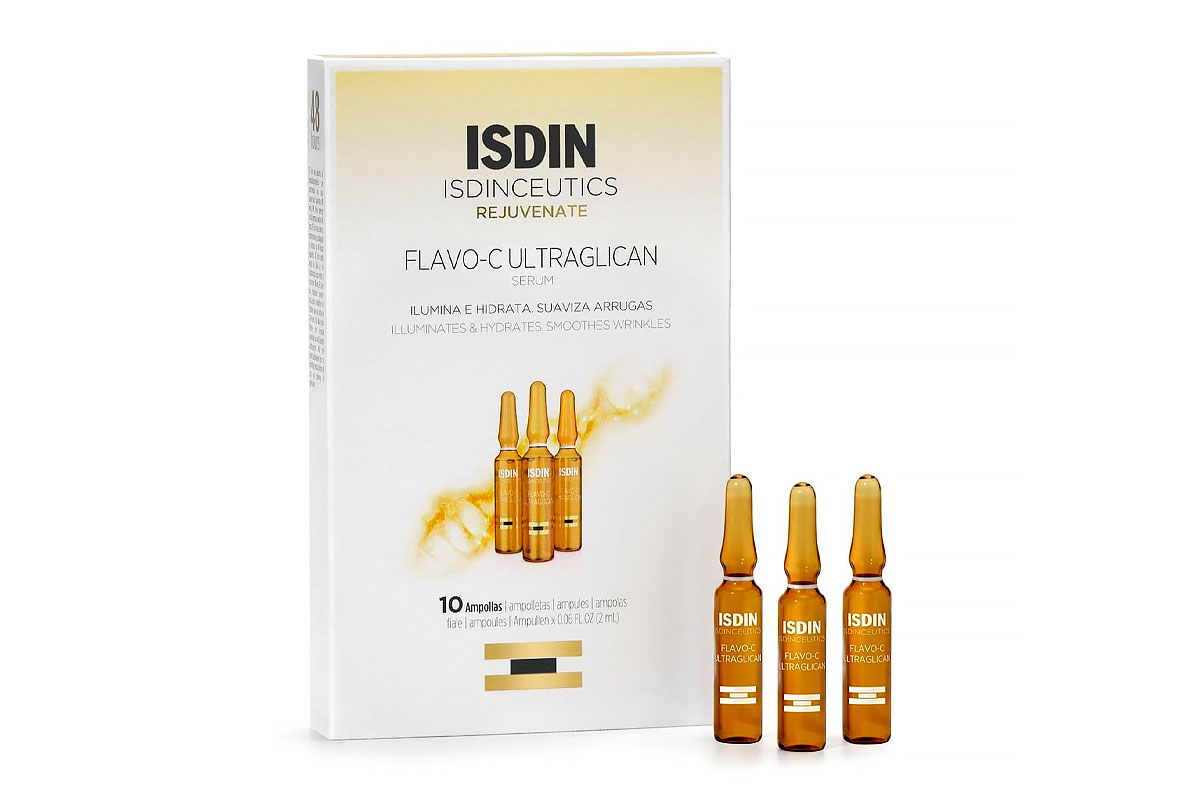 ISDIN FLAVO C ULTRAGLICAN  SERUM 10 AMPULES  2ML - Life Care Apotek