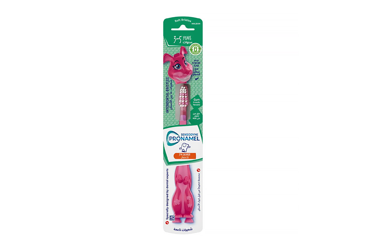 SENSODYNE PRONAMEL CHILDREN TOOTHBRUSH 3 - 5 YEARS EXTRA SOFT PINK - Life Care Apotek