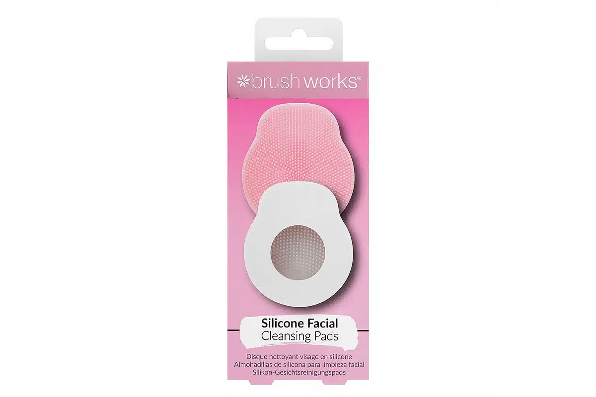 BRUSH WORKS SILICONE FACIAL CLEANSING PADS - Life Care Apotek
