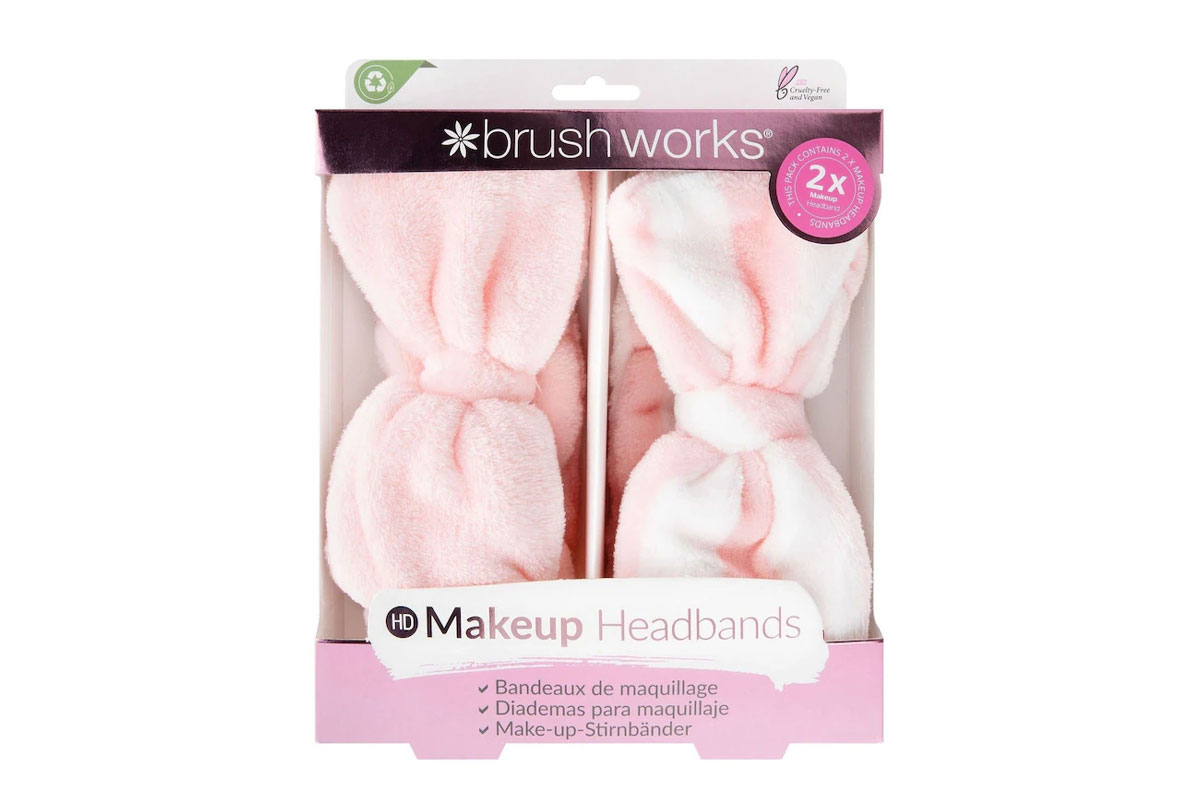BRUSH WORKS MAKEUP HEADBANDS 2 PIECES - Life Care Apotek