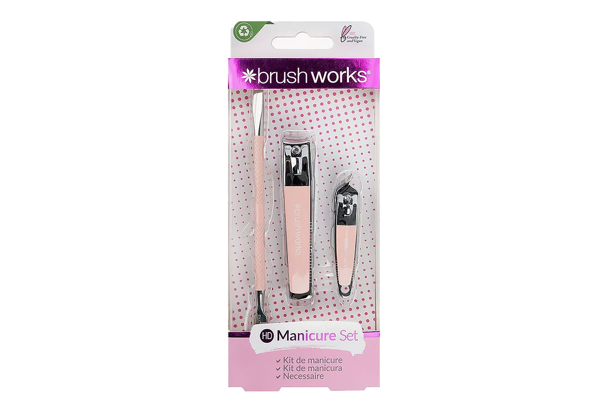 BRUSH WORKS HD MANICURE SET 3 IN 1 - Life Care Apotek