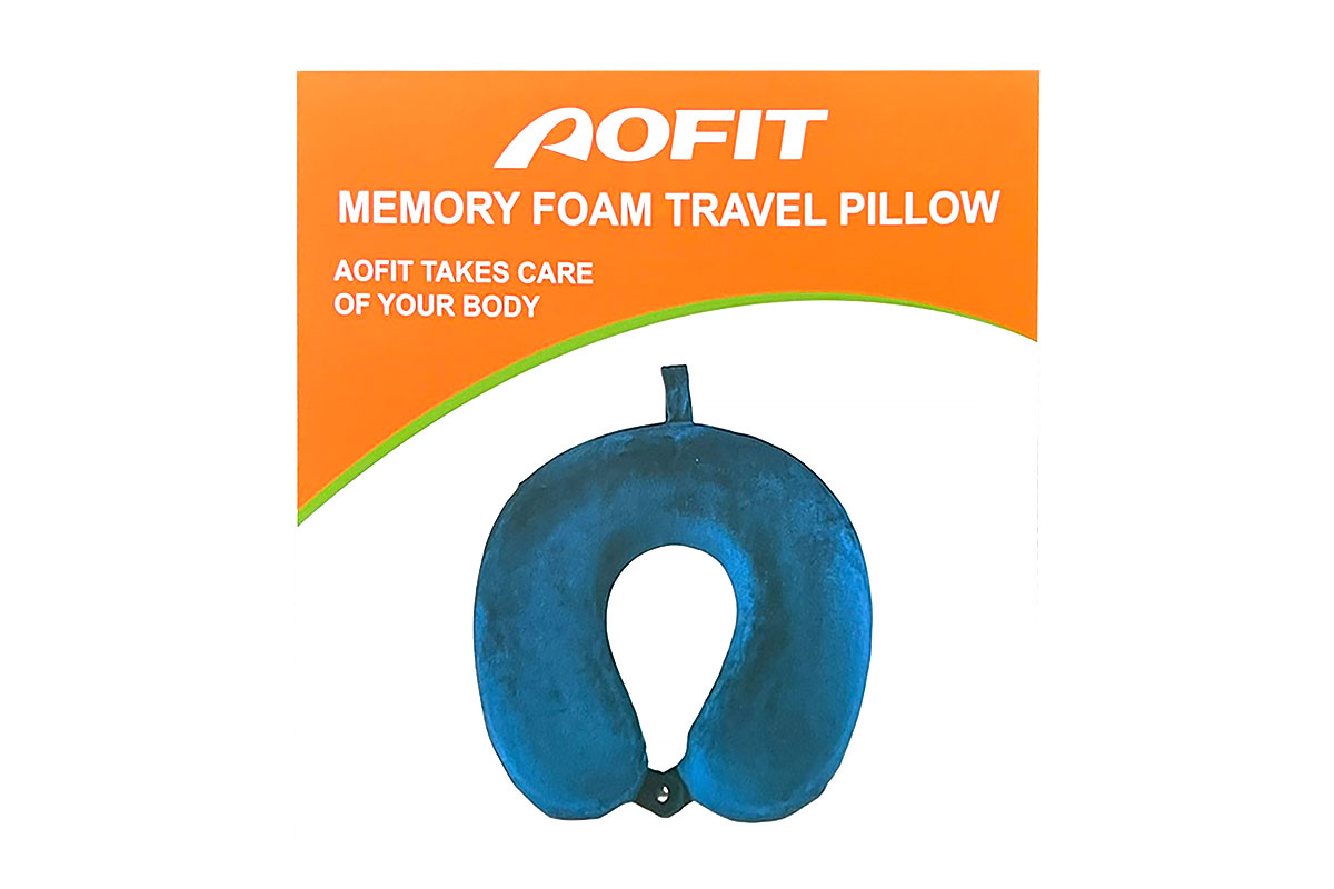 AOFIT MEMORY FOAM TRAVEL PILLOW - Life Care Apotek