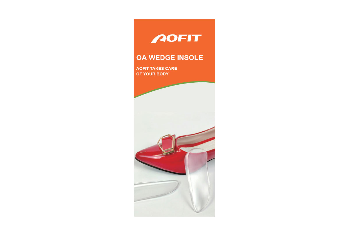 AOFIT OA WEDGE INSOLE 2 PCS - Life Care Apotek