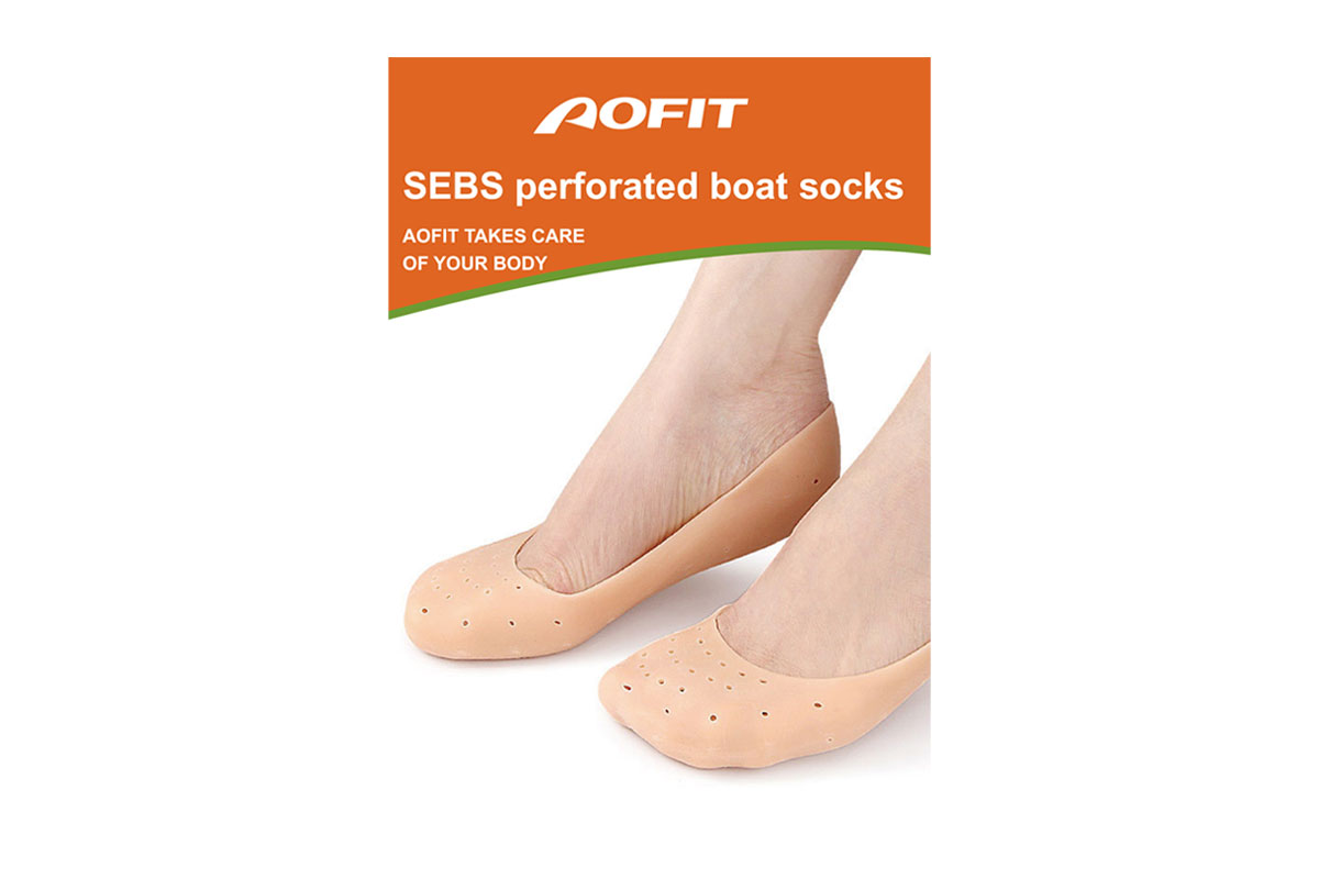 AOFIT SEBS PERFORATED BOAT SOCKS 2 PCS - Life Care Apotek