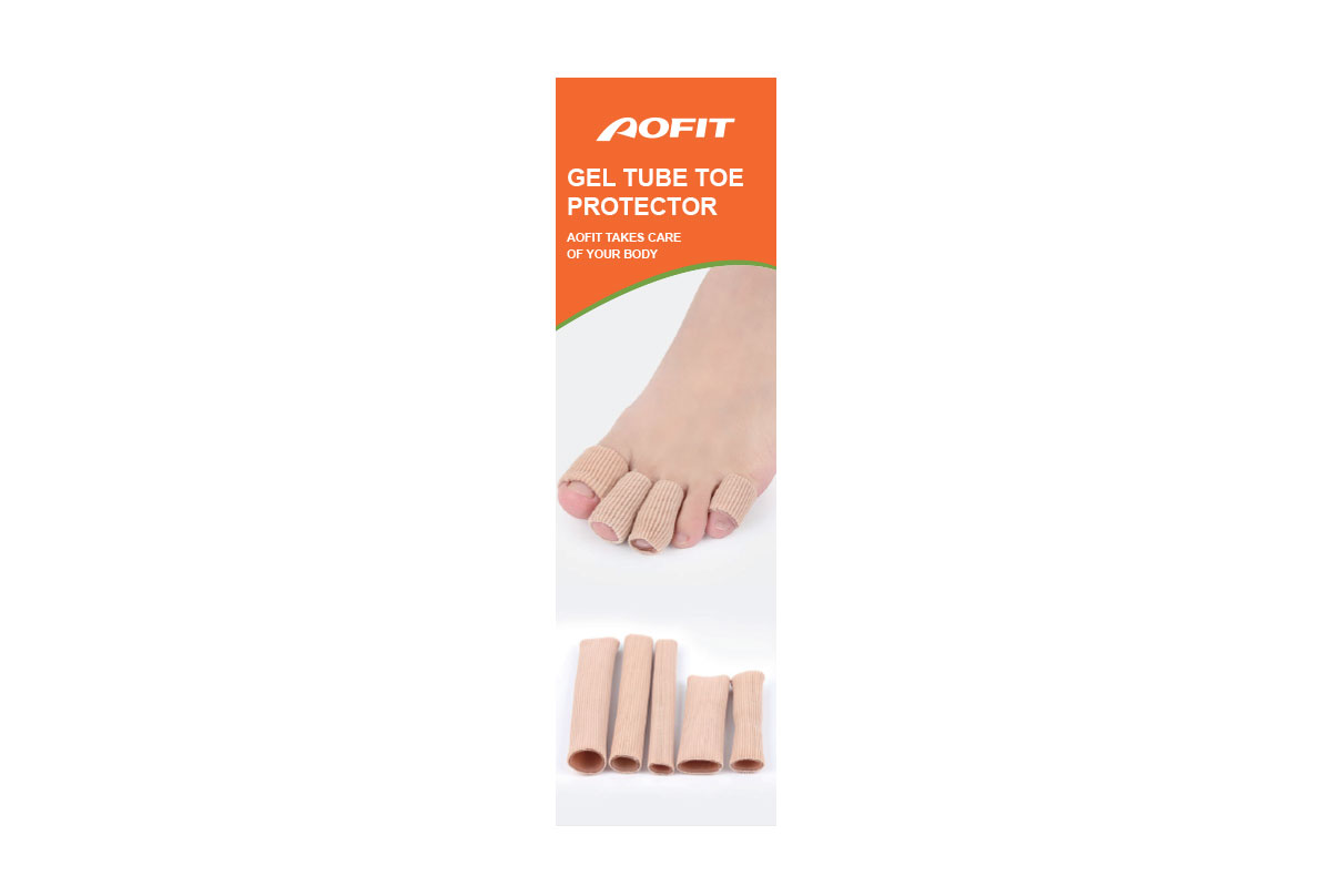 AOFIT GEL TUBE TOE PROTECTOR 1 UNIT SIZE L - Life Care Apotek