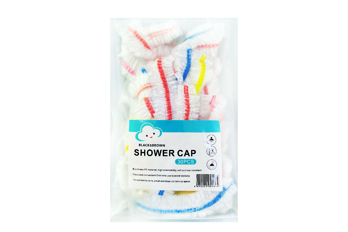 BLACK AND BROWN SHOWER CAP 30 PCS - Life Care Apotek