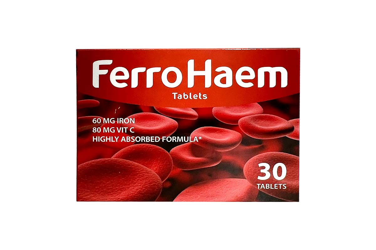 US NUTRI FERROHAEM 30 TABLETS - Life Care Apotek
