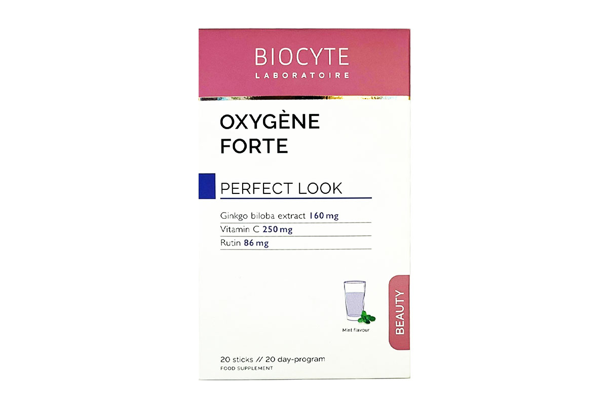 BIOCYTE OXYGENE FORTE LOOK CHLOROPHYLL 20 STICKS - Life Care Apotek