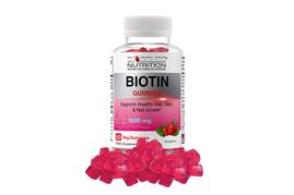 BIOBOLICS BIOTIN 10000 MCG STRAWBERRY 60 VEG GUMMIES