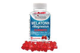 BIOBOLICS MELATONIN PLUS MAGNESIUM STRAWBERRY 60 VEG GUMMIES